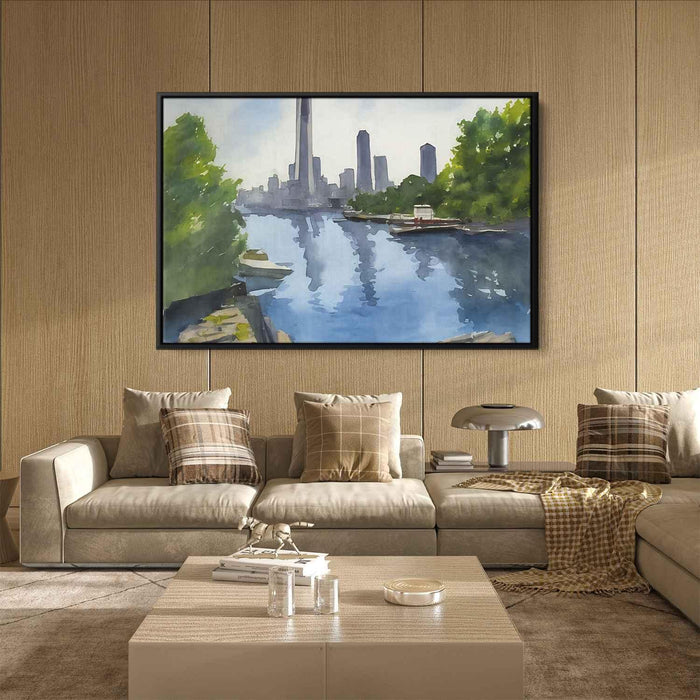 Watercolor CN Tower #128 - Kanvah