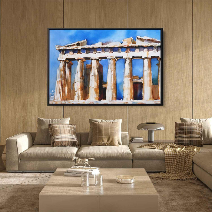 Watercolor Parthenon #133 - Kanvah