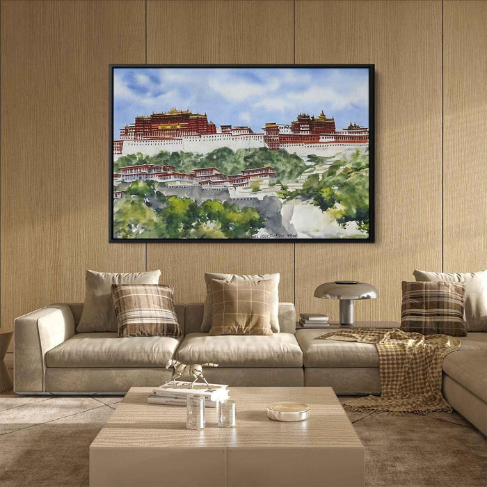 Watercolor Potala Palace #111 - Kanvah
