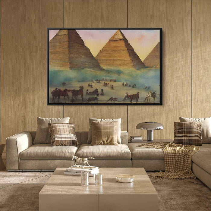 Watercolor Pyramids of Giza #107 - Kanvah