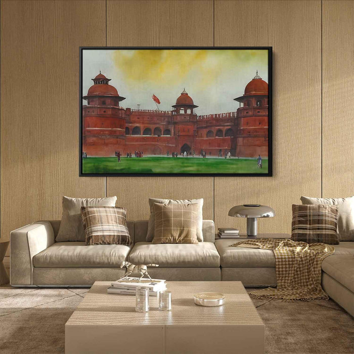 Watercolor Red Fort #133 - Kanvah