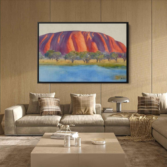 Watercolor Uluru #117 - Kanvah