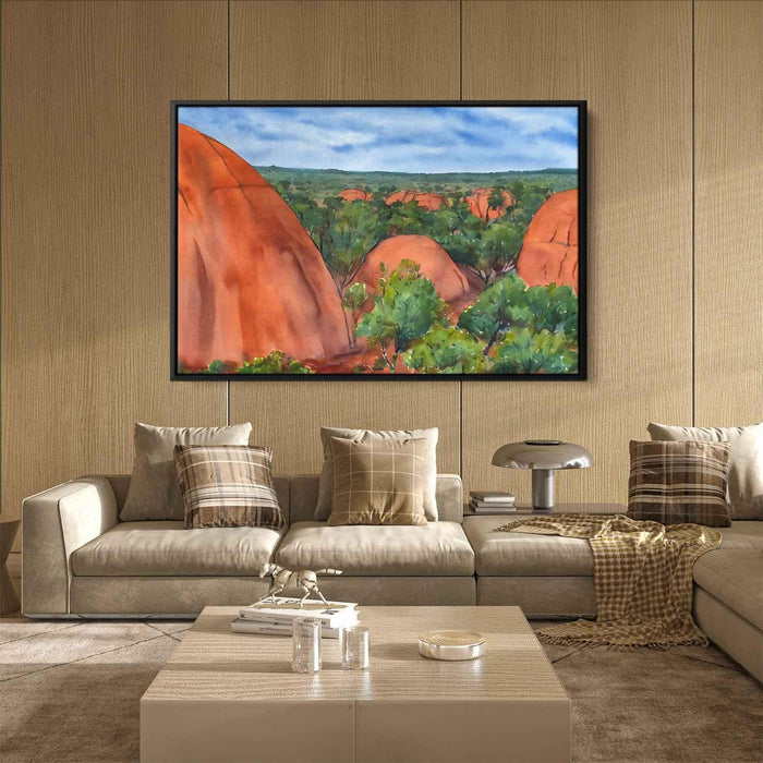 Watercolor Uluru #118 - Kanvah