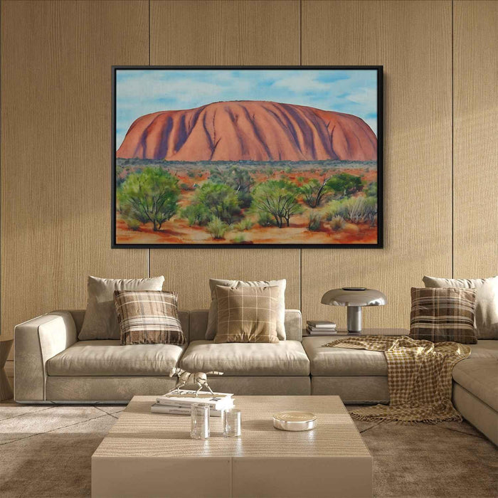 Watercolor Uluru #126 - Kanvah