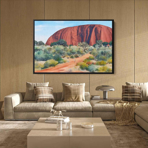 Watercolor Uluru #128 - Kanvah