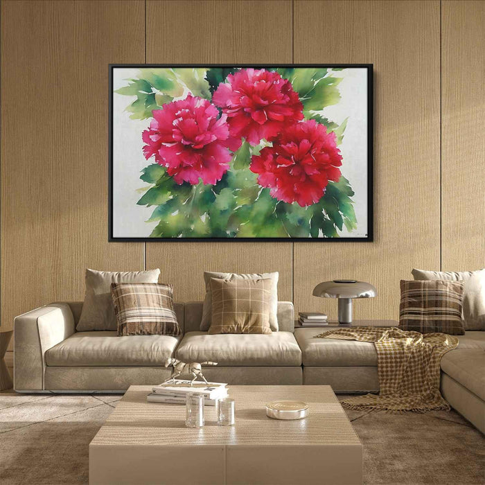 Watercolour Painting Carnations #152 - Kanvah