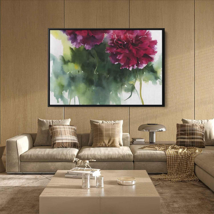 Watercolour Painting Carnations #154 - Kanvah