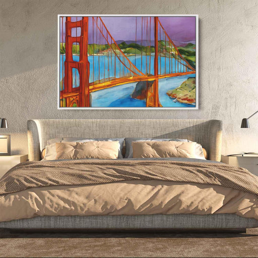 Abstract Golden Gate Bridge #111 - Kanvah