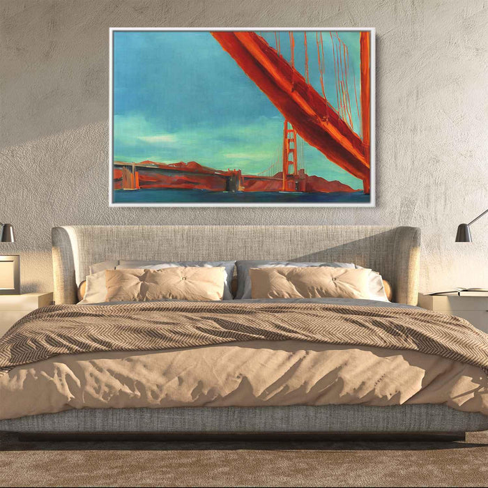 Abstract Golden Gate Bridge #126 - Kanvah
