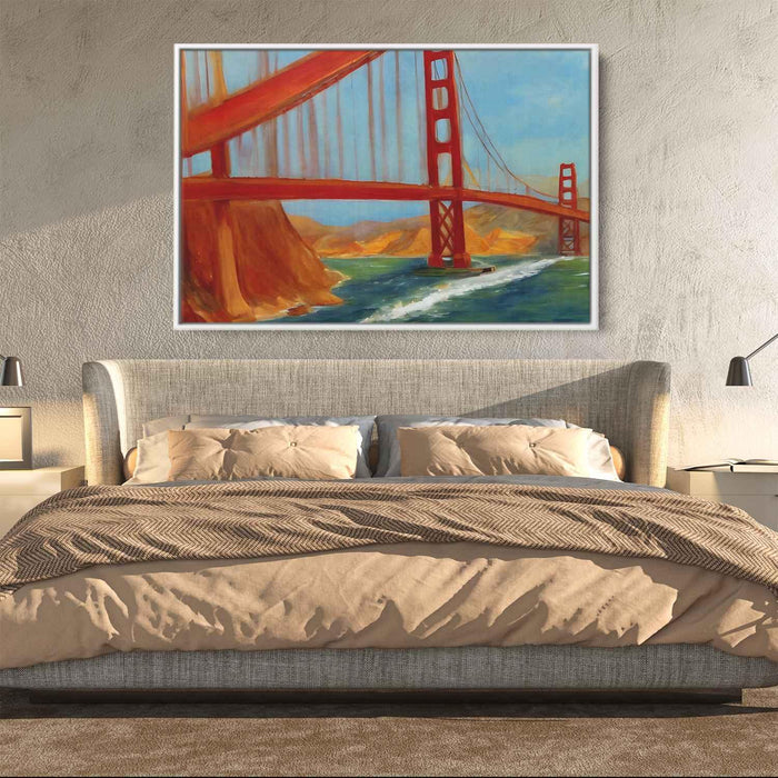 Abstract Golden Gate Bridge #133 - Kanvah