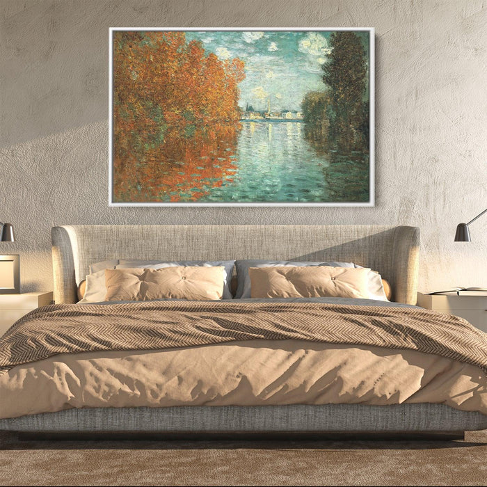 Autumn Effect at Argenteuil by Claude Monet - Canvas Artwork