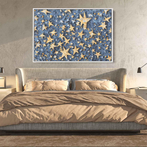 Blue Cubism Stars #133 - Kanvah