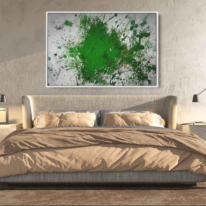 Green Abstract Splatter #124 - Kanvah