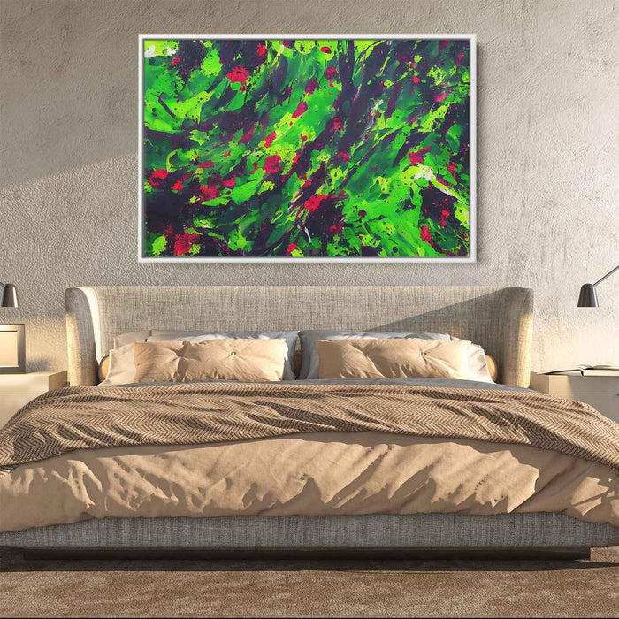 Green Abstract Splatter #127 - Kanvah