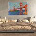 Impressionism Golden Gate Bridge #114 - Kanvah