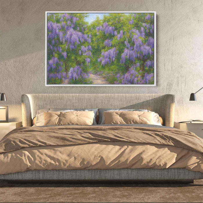 Impressionist Oil Wisteria #128 - Kanvah