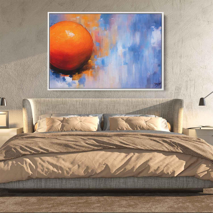 Orange Abstract Print #107 - Kanvah