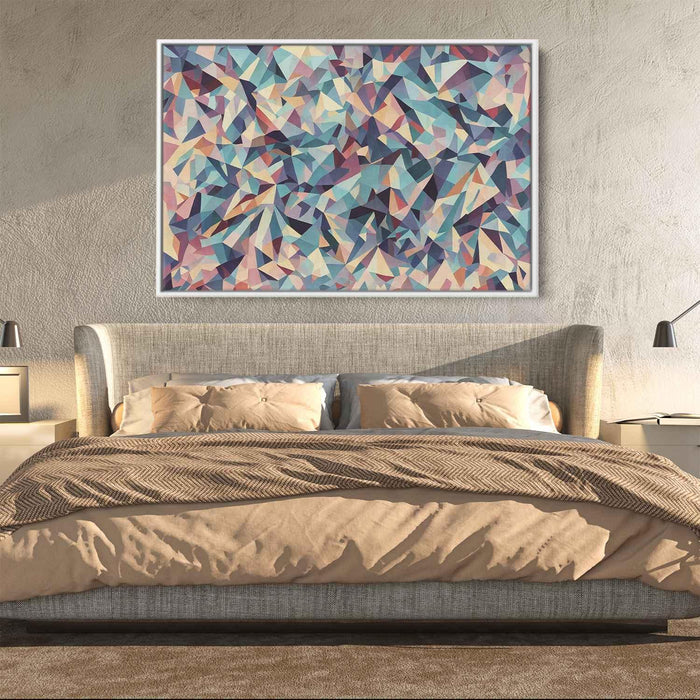 Pastel Cubism Triangles #140 - Kanvah