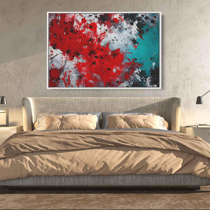 Red Abstract Splatter #107 - Kanvah