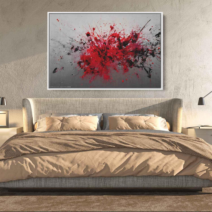 Red Abstract Splatter #111 - Kanvah