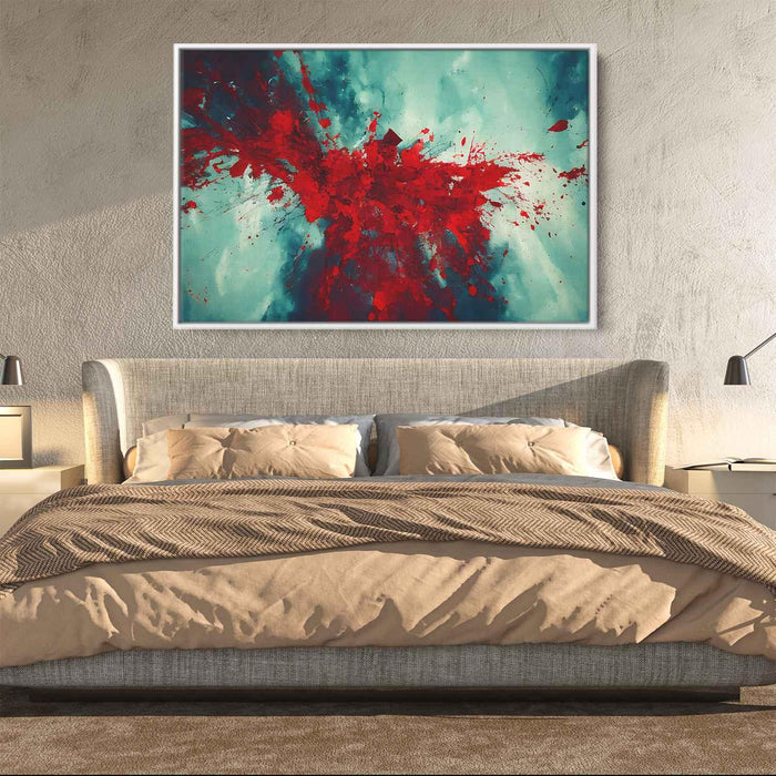 Red Abstract Splatter #118 - Kanvah