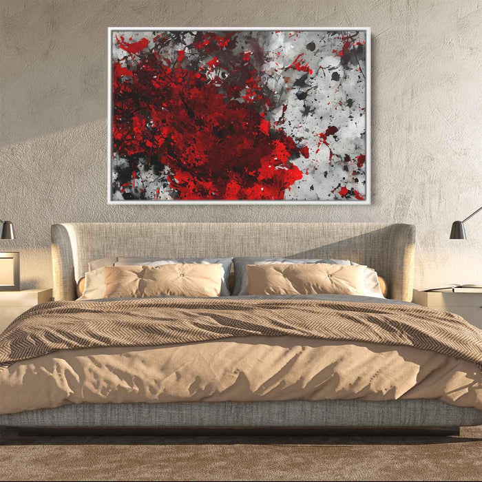 Red Abstract Splatter #128 - Kanvah