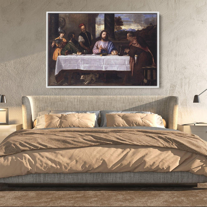 Supper at Emmaus by Titian - Canvas Artwork