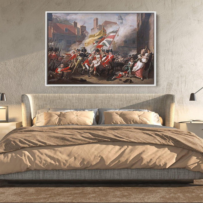 The Major Peirson's Death by John Singleton Copley - Canvas Artwork