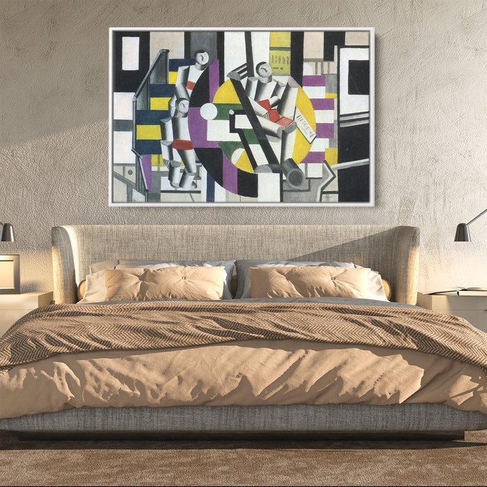 Three characters by Fernand Leger - Canvas Artwork