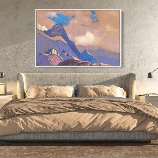 Tibet. At Brahmaputra. by Nicholas Roerich - Canvas Artwork