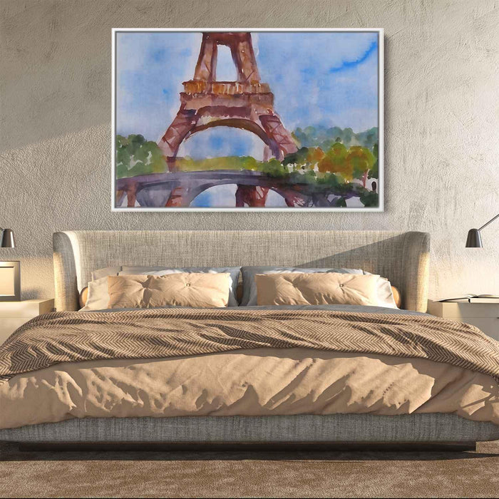 Watercolor Eiffel Tower #114 - Kanvah