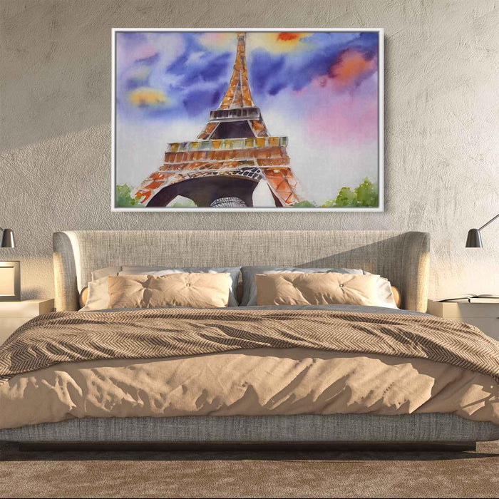 Watercolor Eiffel Tower #117 - Kanvah