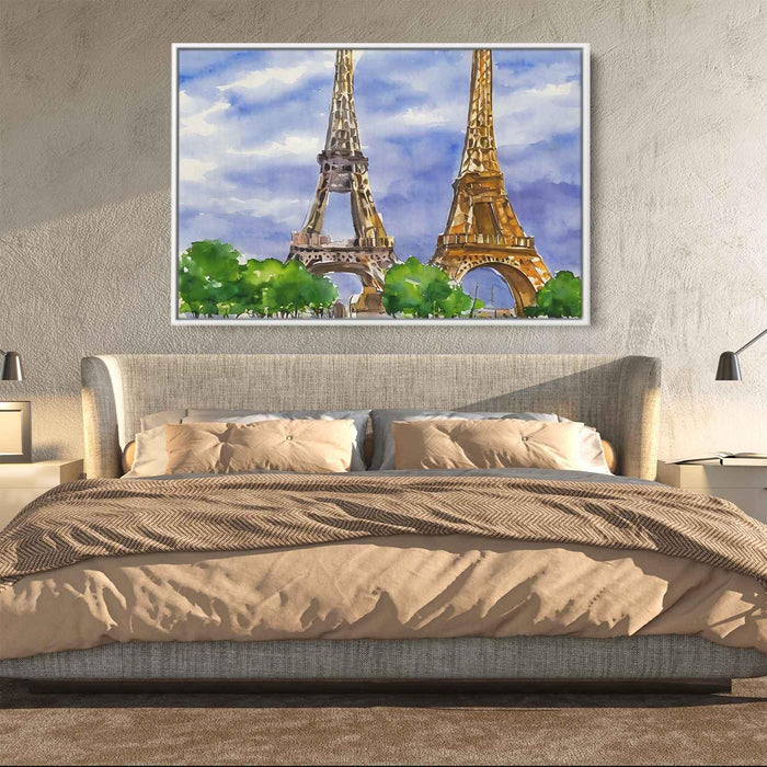 Watercolor Eiffel Tower #124 - Kanvah