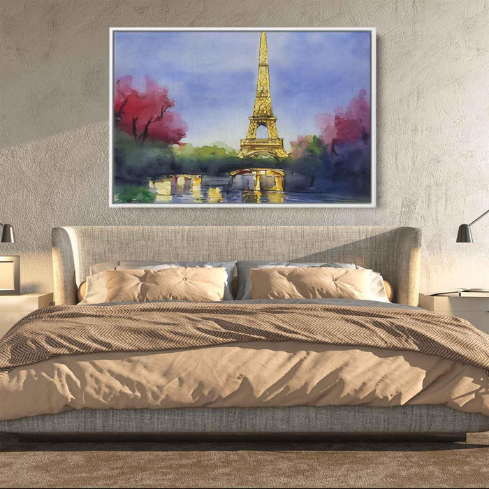 Watercolor Eiffel Tower #127 - Kanvah