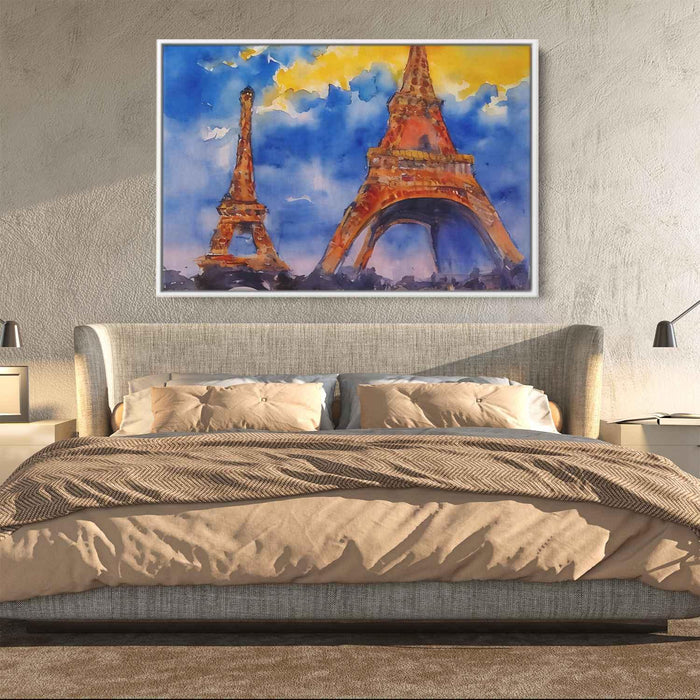 Watercolor Eiffel Tower #136 - Kanvah