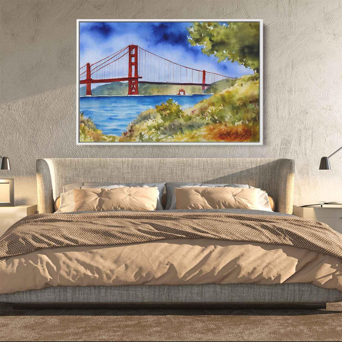 Watercolor Golden Gate Bridge #111 - Kanvah