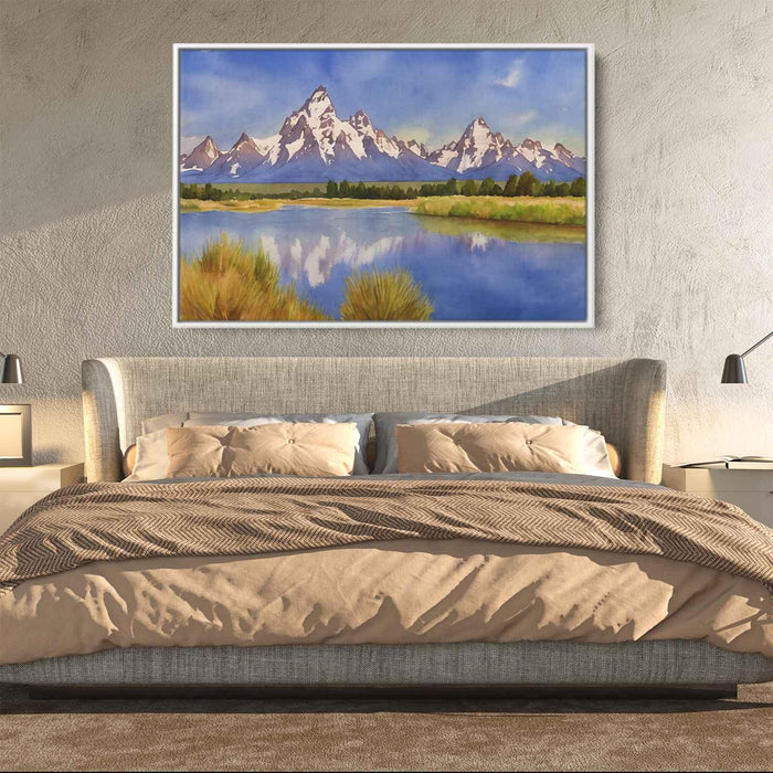 Watercolor Grand Tetons #107 - Kanvah