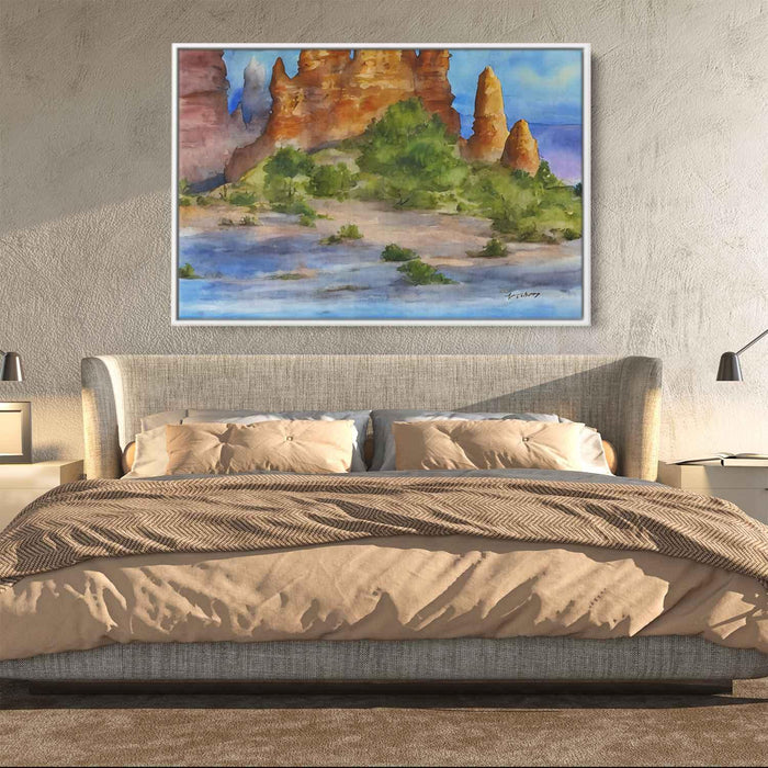 Watercolor Hoodoo formations #134 - Kanvah