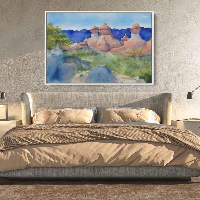 Watercolor Hoodoo formations #135 - Kanvah