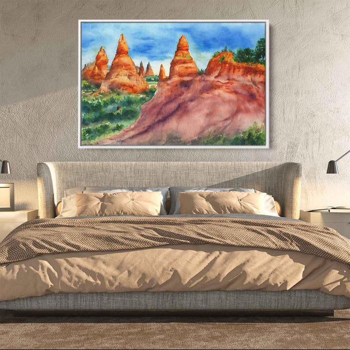 Watercolor Hoodoo formations #140 - Kanvah