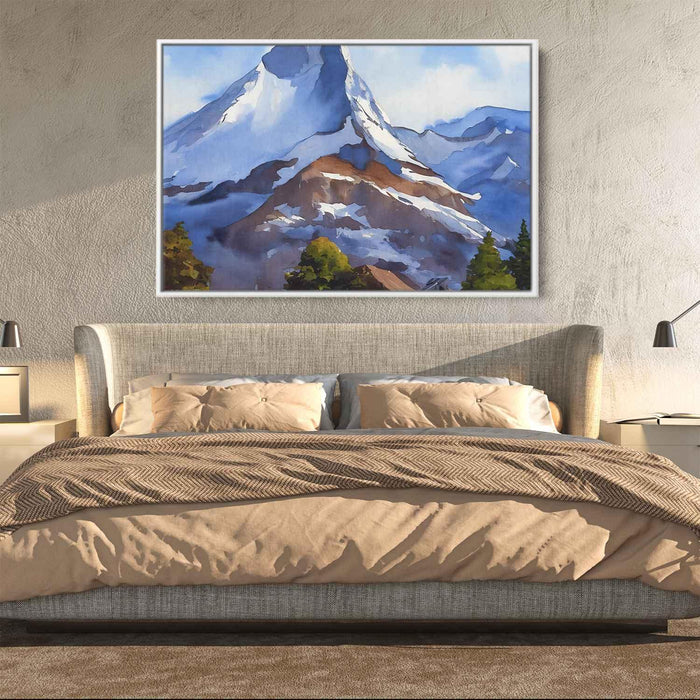 Watercolor Matterhorn #111 - Kanvah