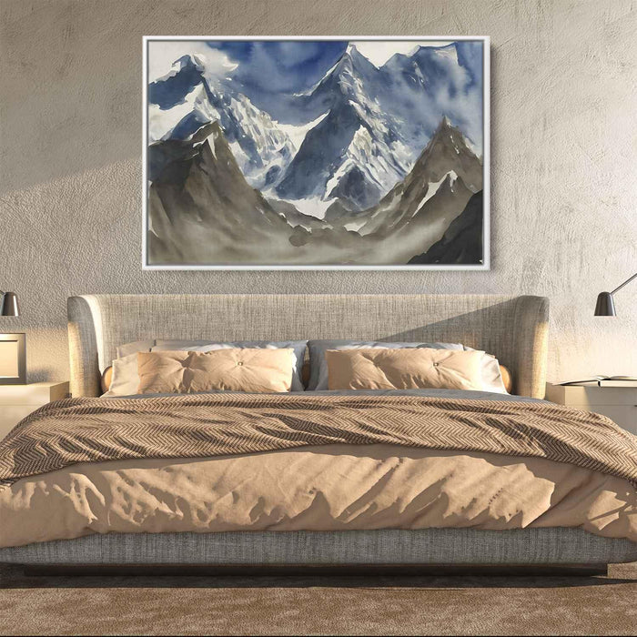 Watercolor Mount Everest #107 - Kanvah