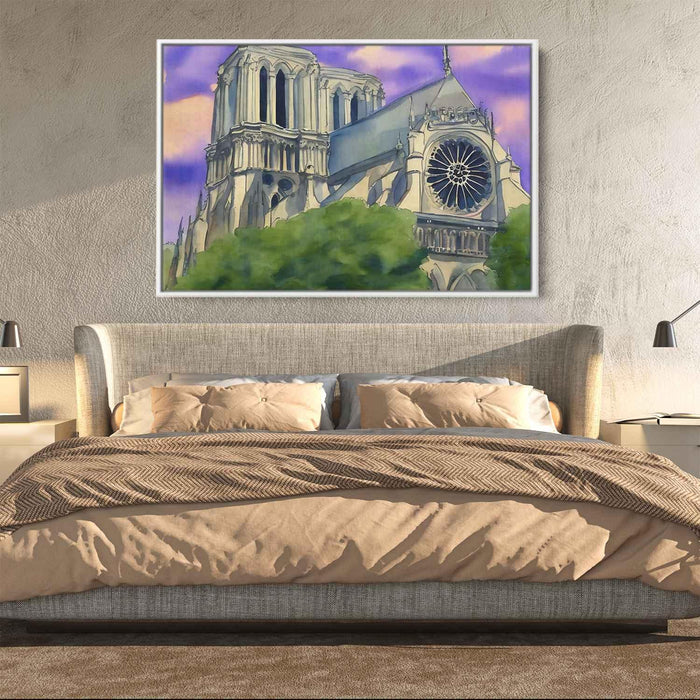 Watercolor Notre Dame Cathedral #103 - Kanvah