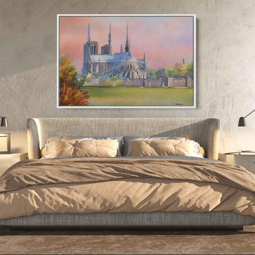 Watercolor Notre Dame Cathedral #107 - Kanvah