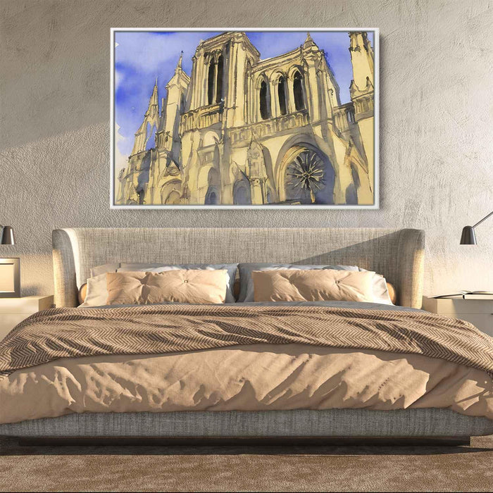 Watercolor Notre Dame Cathedral #118 - Kanvah