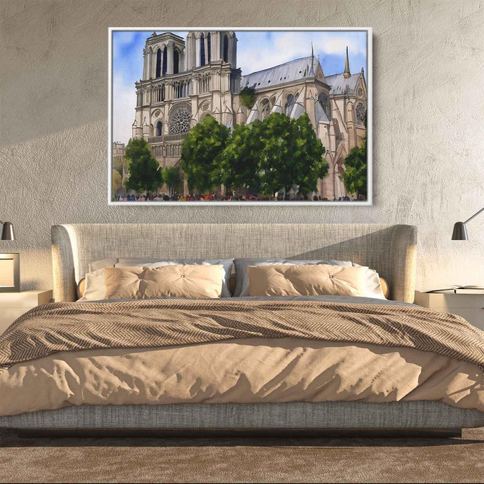 Watercolor Notre Dame Cathedral #127 - Kanvah
