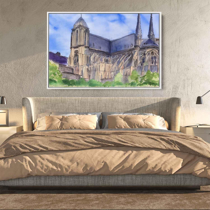 Watercolor Notre Dame Cathedral #128 - Kanvah