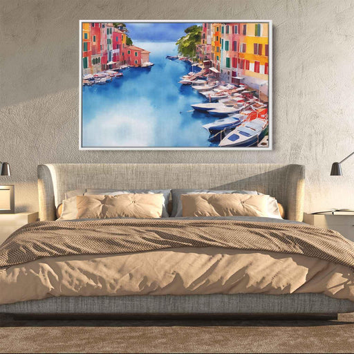 Watercolor Portofino #142 - Kanvah