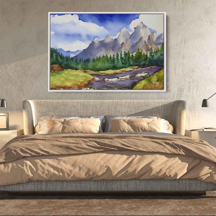 Watercolor Rocky Mountains #124 - Kanvah