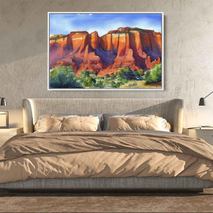 Watercolor Sedona Red Rocks #107 - Kanvah